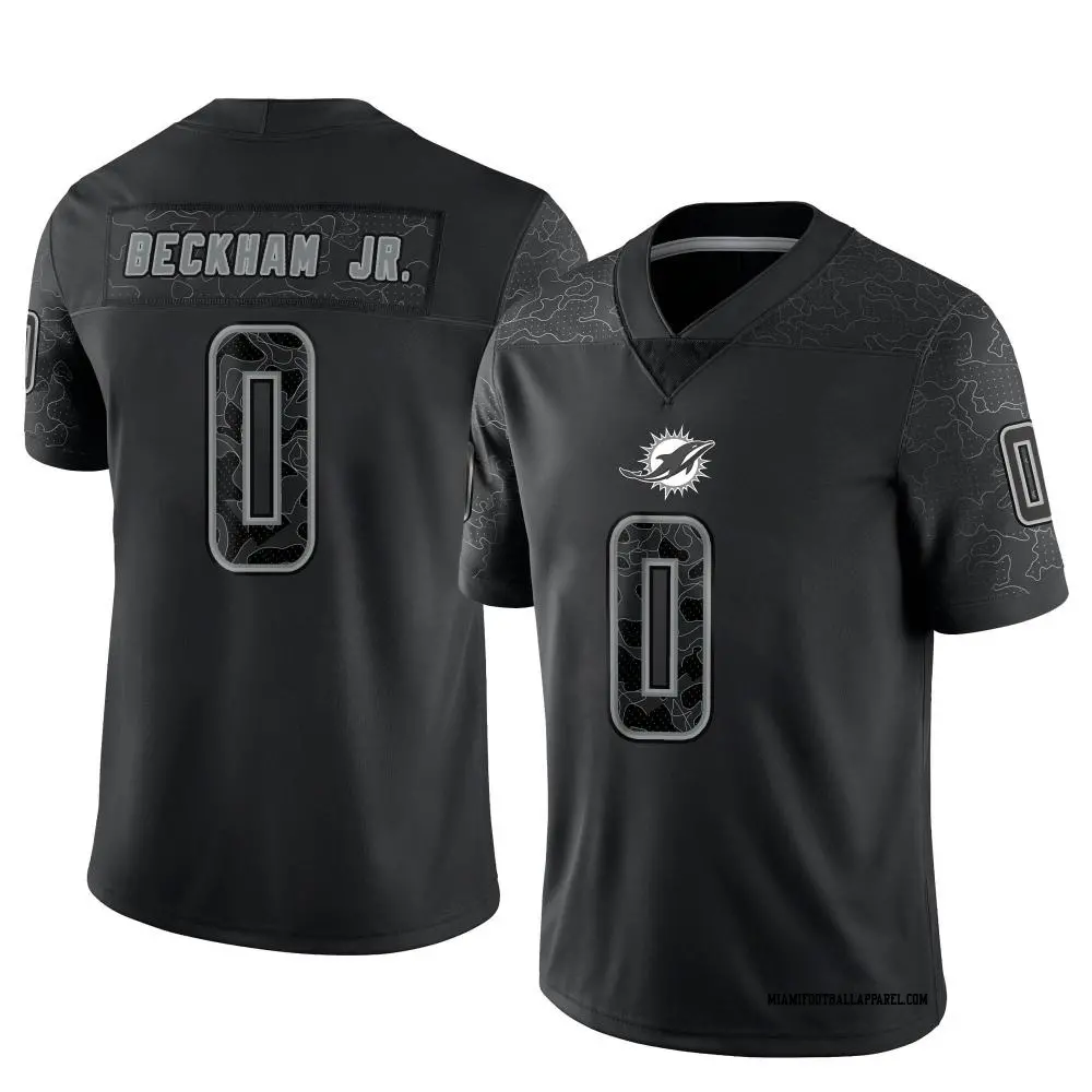 H2O ブラック ユニフォーム SPIRIT OF 84 Limited Black Youth Odell Beckham Jr. Miami Dolphins Reflective