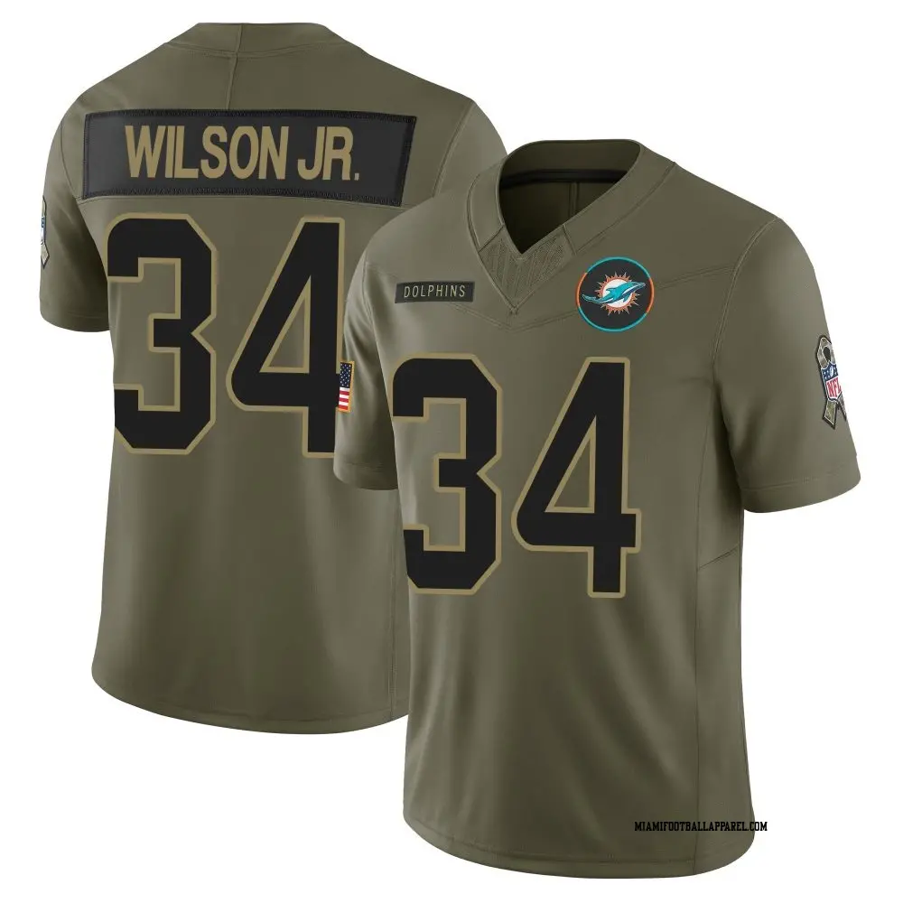 Jeff Wilson Jr. Jersey for Men, Women and Kids - Dolphins Store